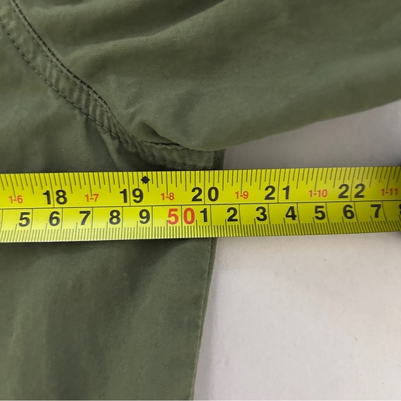 Joe Fresh Green Military Style Jacket women’s Size Small adjustable cinch waist - Picture 12 of 12